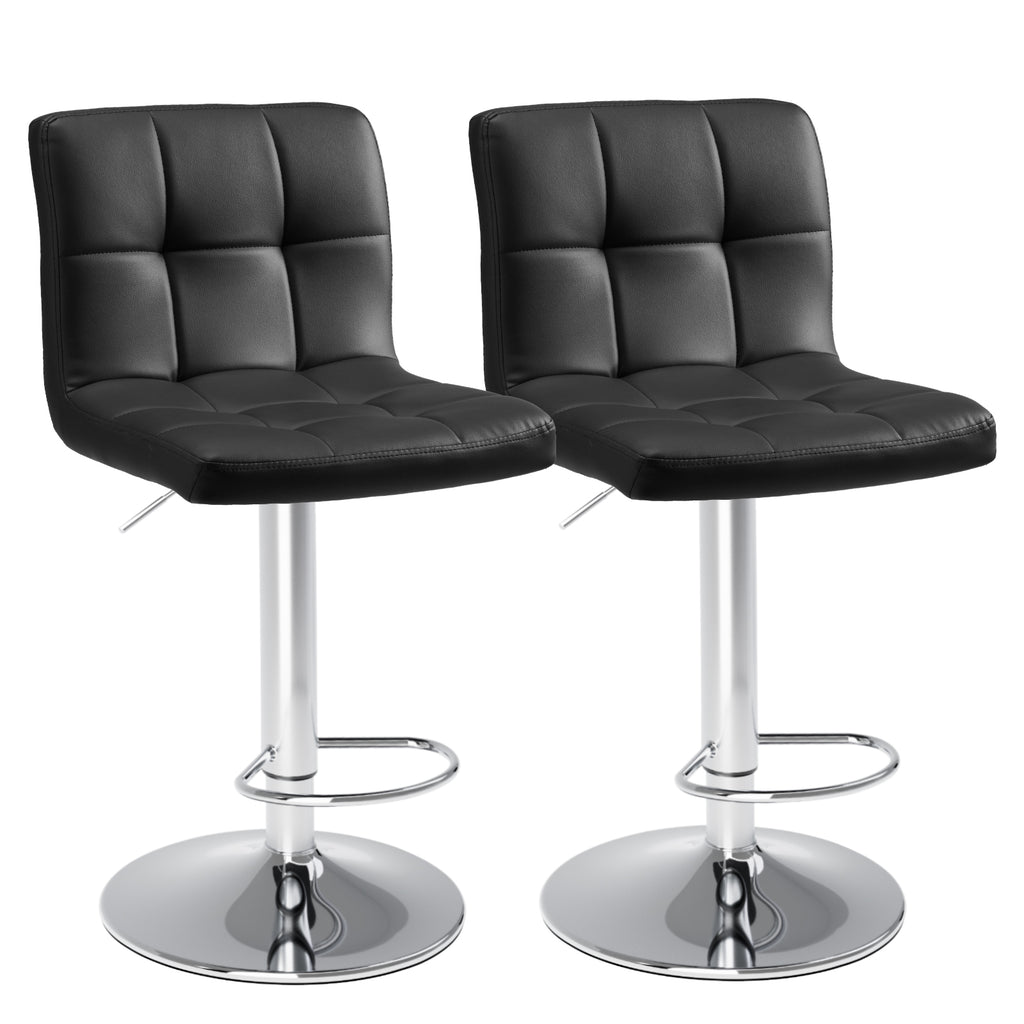 Square Cushion Bar Stool With Backrest
