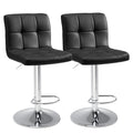 Square Cushion Bar Stool With Backrest
