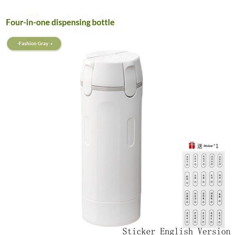 4-in-1 Leak-Proof Travel Bottle Dispenser Set