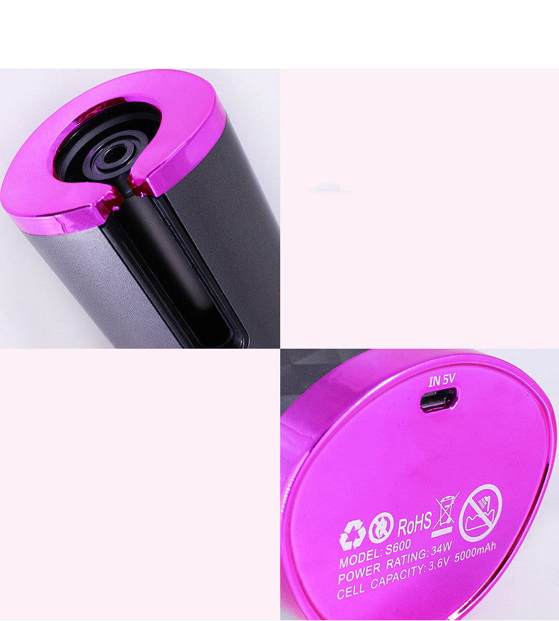 Automatic Ceramic Hair Curler with LCD Display