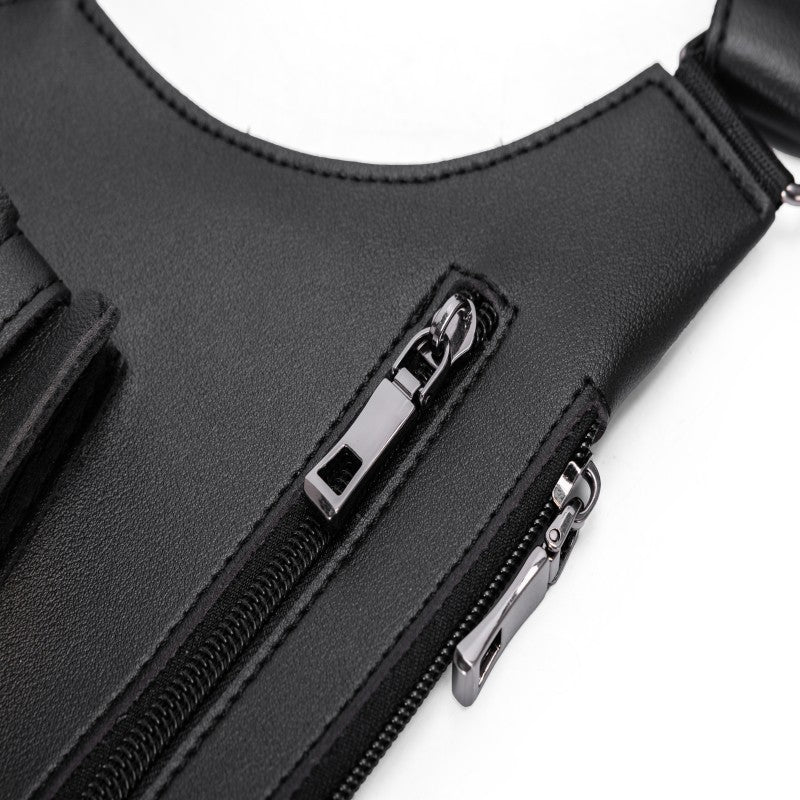 Men's Retro Crossbody Shoulder Bag – Multi-Functional Travel Backpack