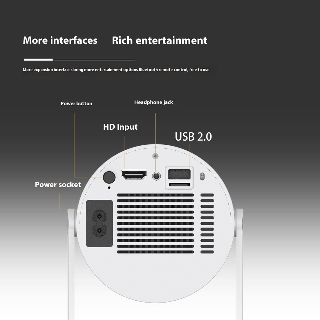 Portable Auto-Focus Home Video Projector