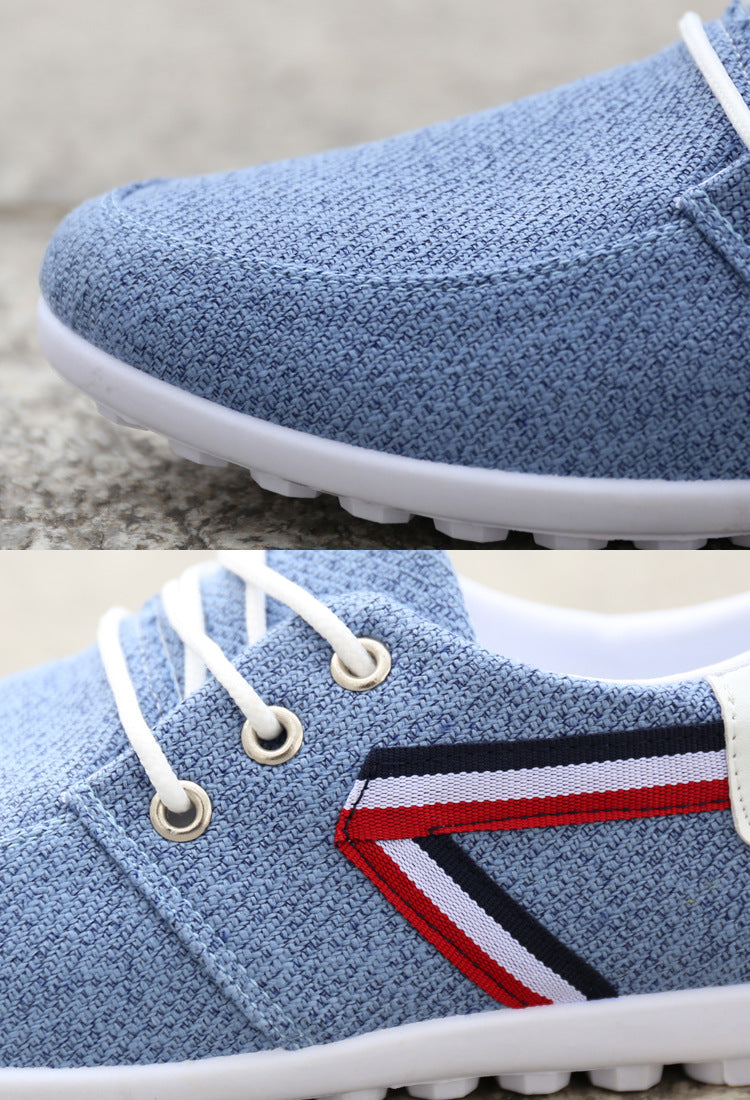 Men's Soft-Sole Canvas Leisure Shoes – Classic Beijing Style