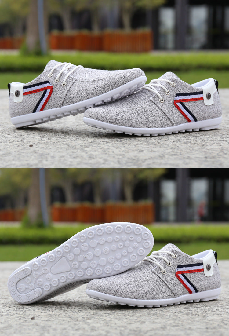 Men's Soft-Sole Canvas Leisure Shoes – Classic Beijing Style
