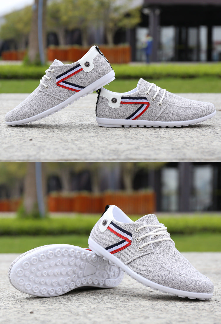 Men's Soft-Sole Canvas Leisure Shoes – Classic Beijing Style