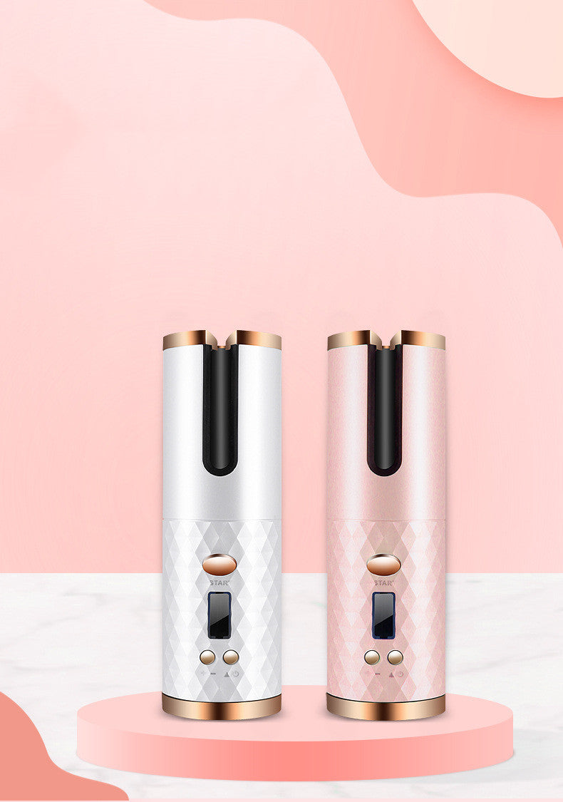 Automatic Ceramic Hair Curler with LCD Display