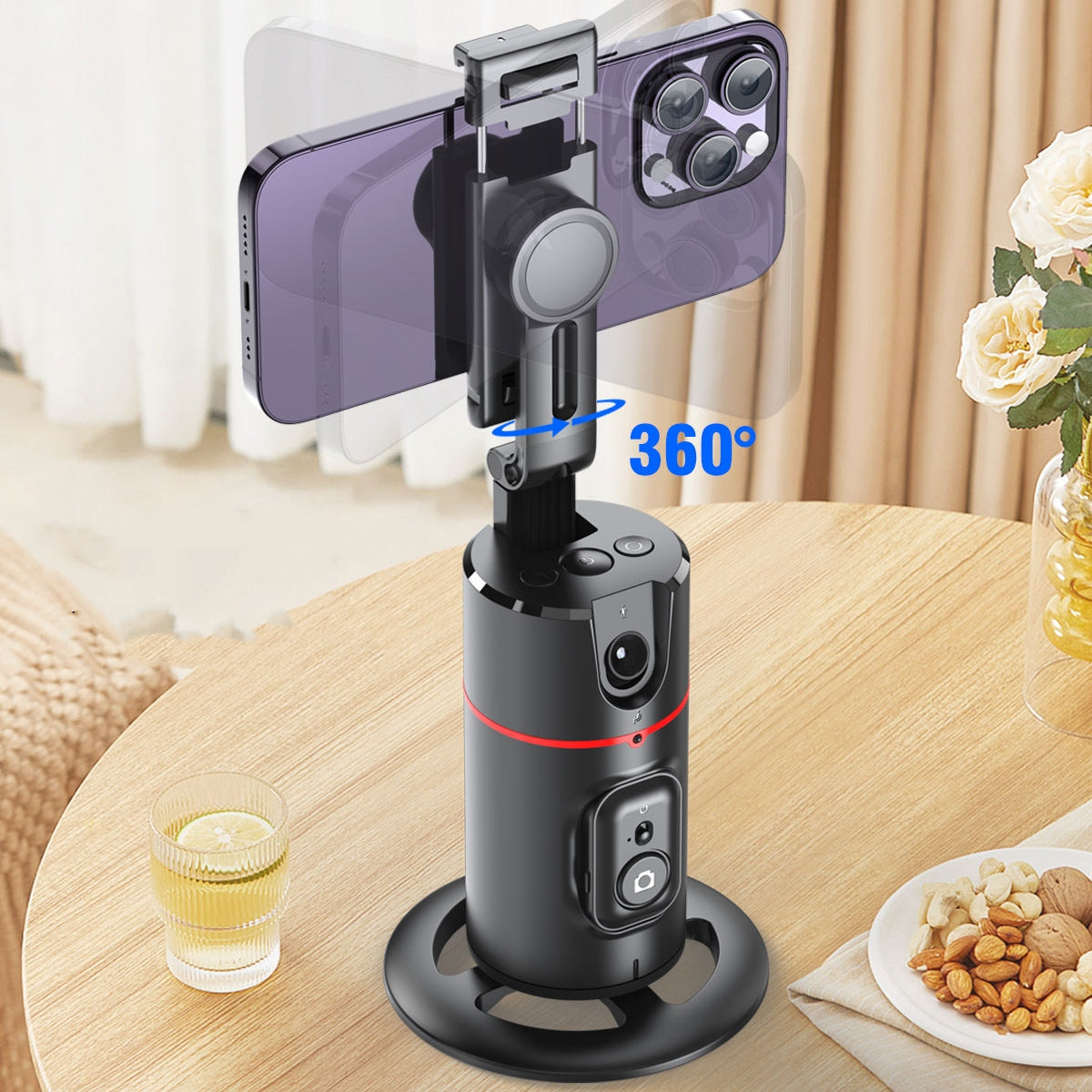 360° AI Face Tracking Gimbal Stabilizer
