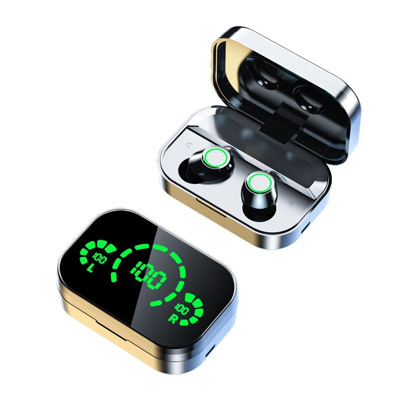 TWS Wireless Earbuds with LED Digital Display & Breathing Light