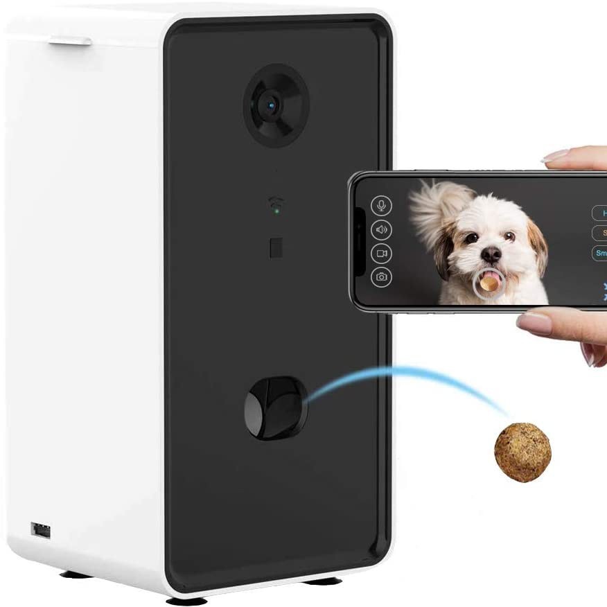 Smart Interactive Pet Feeder with Camera