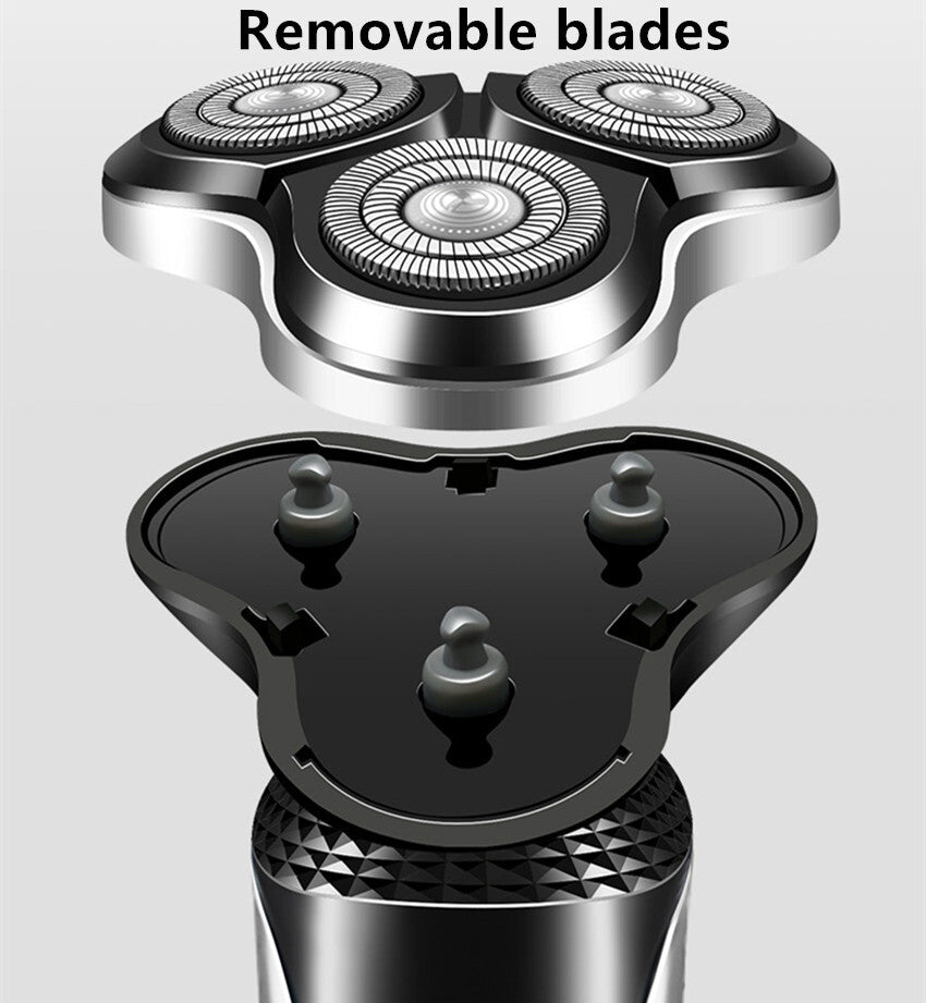 Rotary Electric Shaver & Beard Trimmer for Men