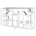 Cat Window Box , Large Catio With Shelves & Bridges, Outside Enclosure For Multiple Cats, Multiple Packages Shipped. Please Pay Attention To The Dimensions And Weight In The Details.