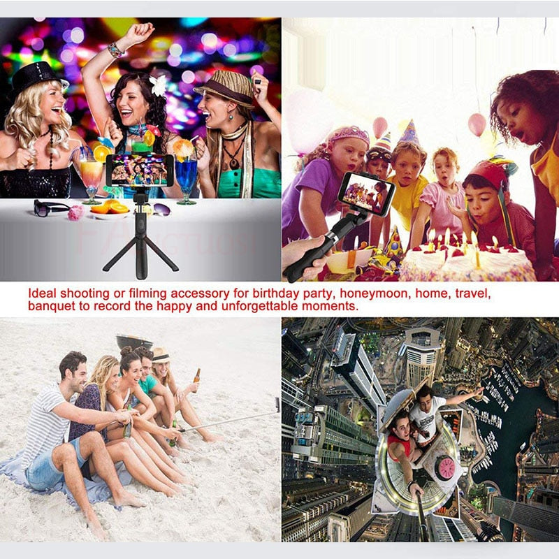 Bluetooth Selfie Stick Tripod with Remote