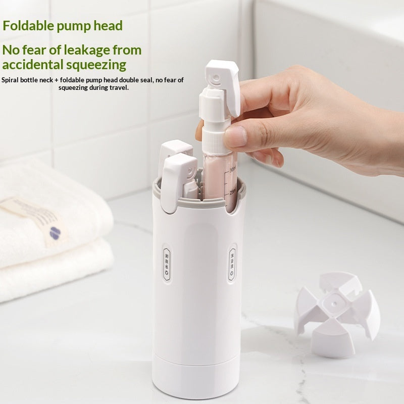 4-in-1 Leak-Proof Travel Bottle Dispenser Set