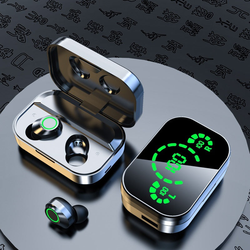 TWS Wireless Earbuds with LED Digital Display & Breathing Light