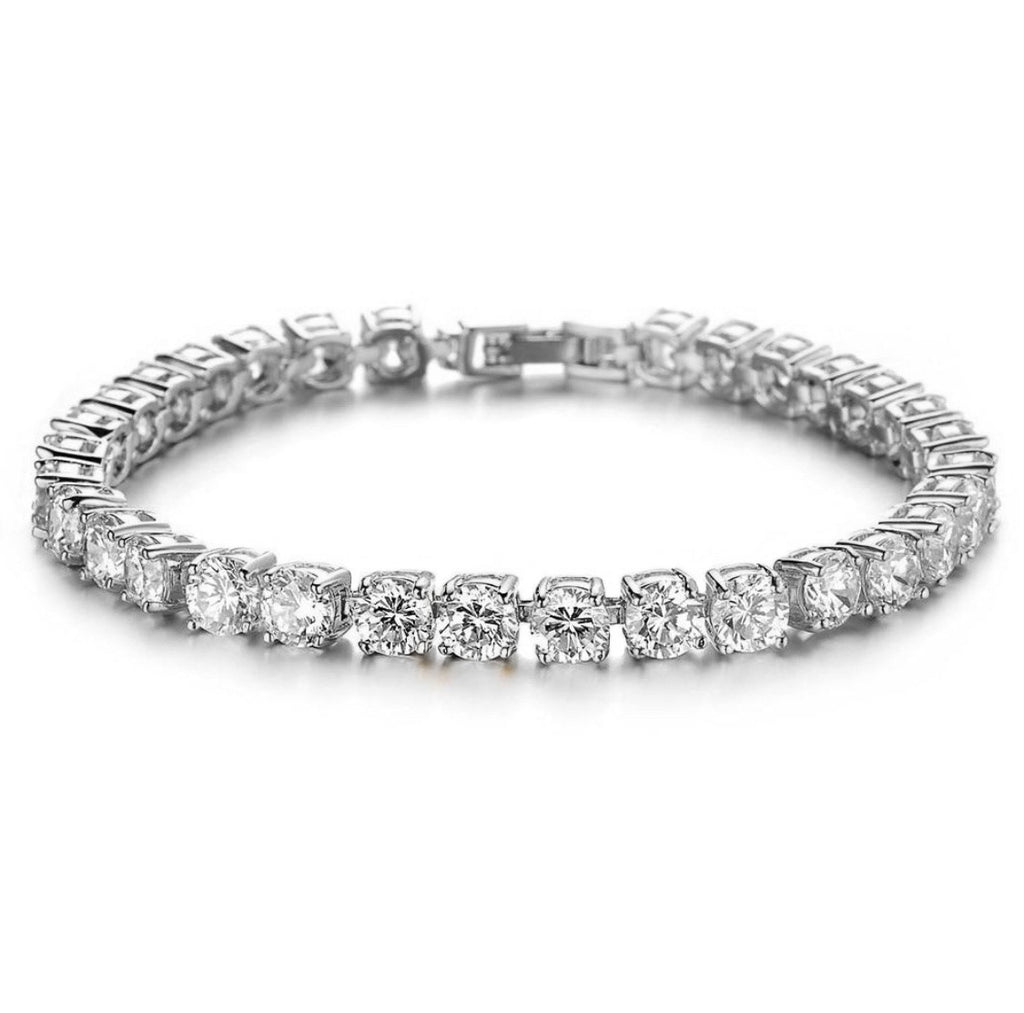 Iced Out Tennis Bracelet – Hip Hop Rhinestone Chain