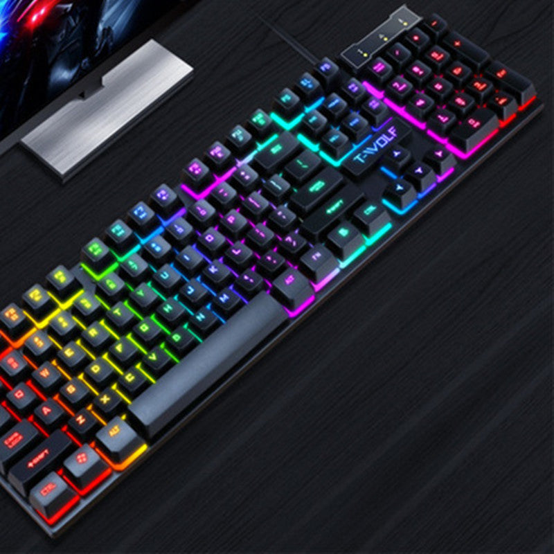USB RGB Floating Mechanical Gaming Keyboard