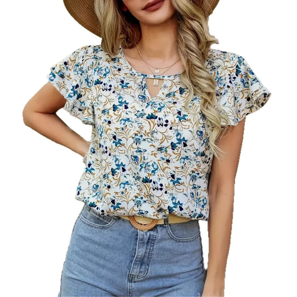 New Printed Women's Short Sleeve