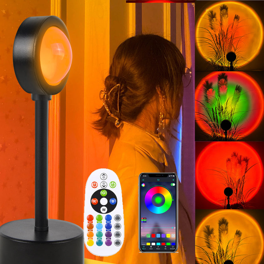 Sunset Rainbow Projection Night Lamp