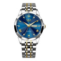 Men's Dual-Calendar Waterproof Quartz Watch