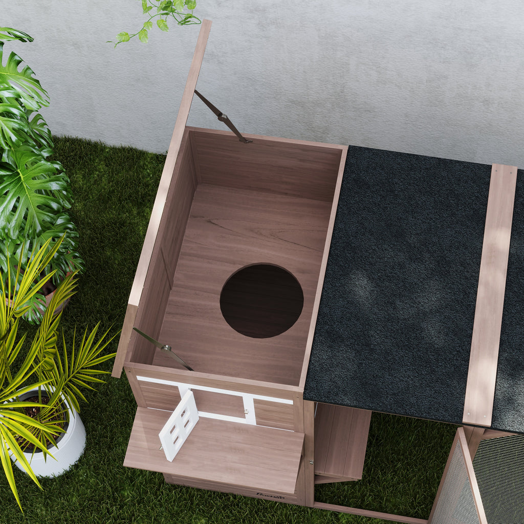 Large Outdoor Cat House for 3 Kitties, Multi-Level Design with Big Hiding Areas 2 Stories & Multiple Platforms Cat Condo