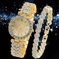 Women's Roman Diamond-Encrusted Watch
