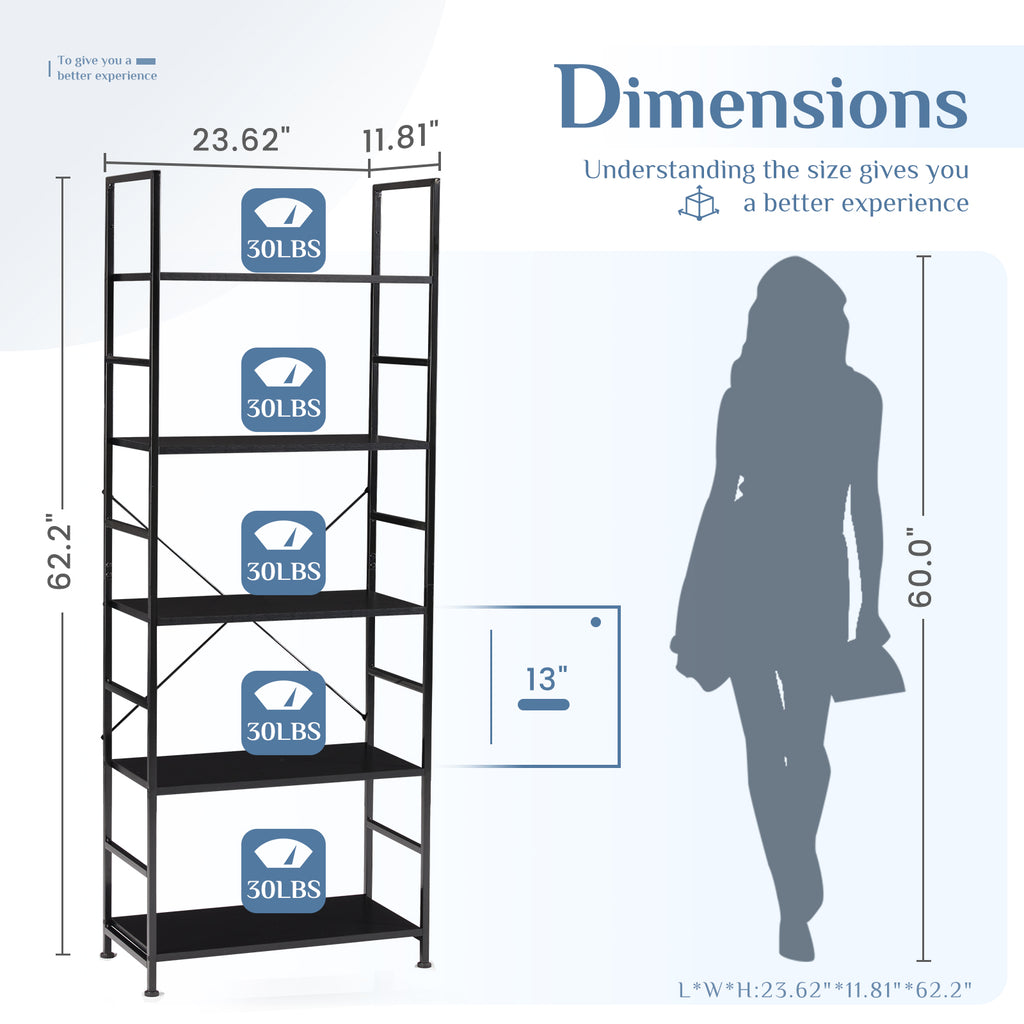 5-storey Bookshelf