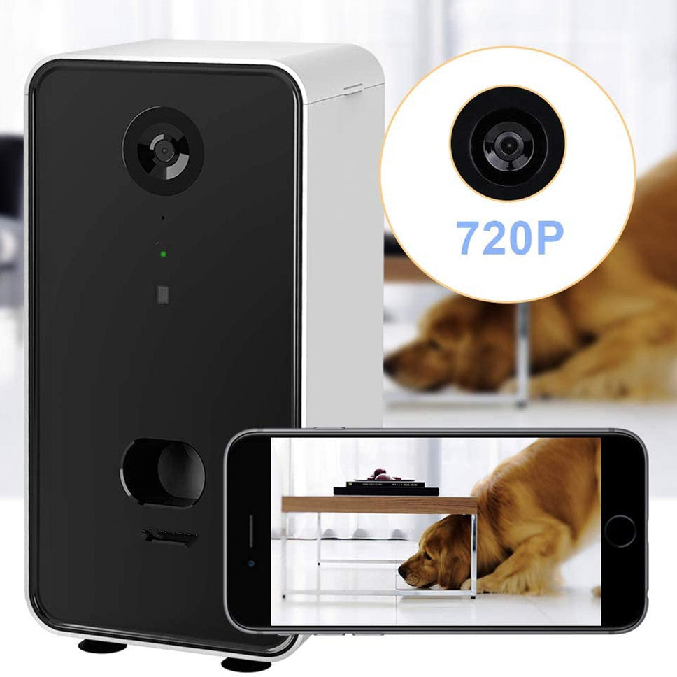 Smart Interactive Pet Feeder with Camera