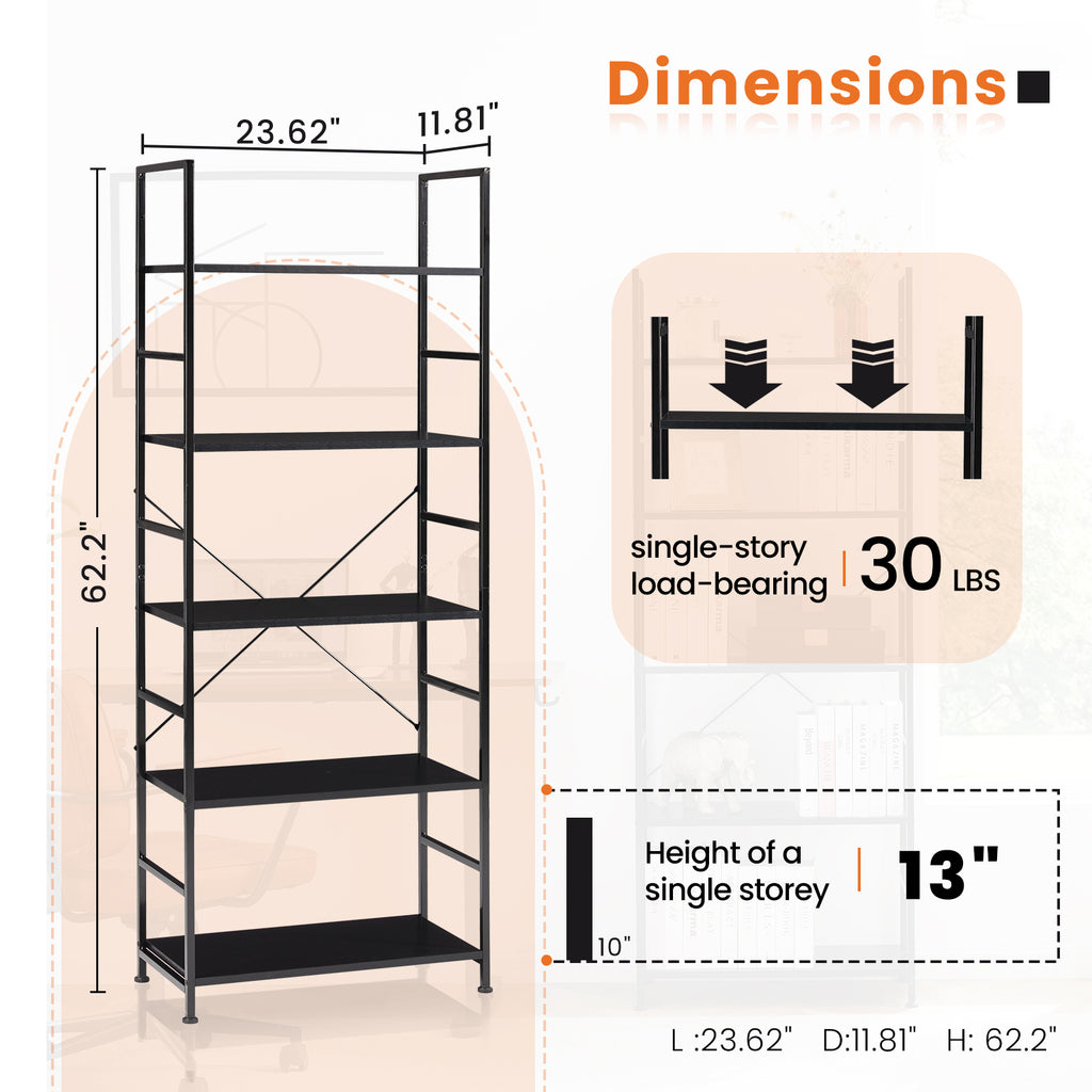5-storey Bookshelf