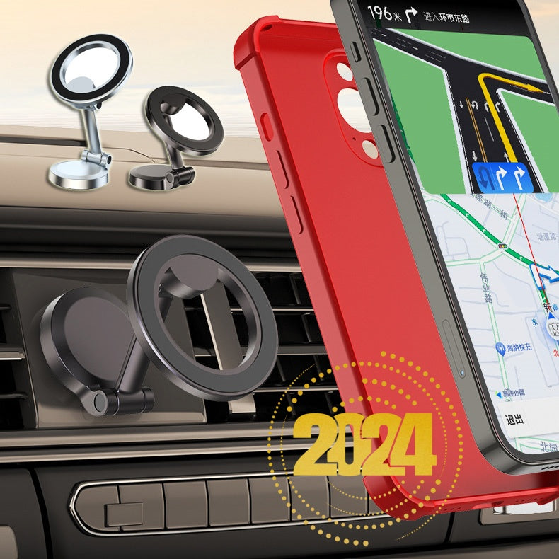 All-Metal Magnetic Car Phone Mount – Dashboard Holder