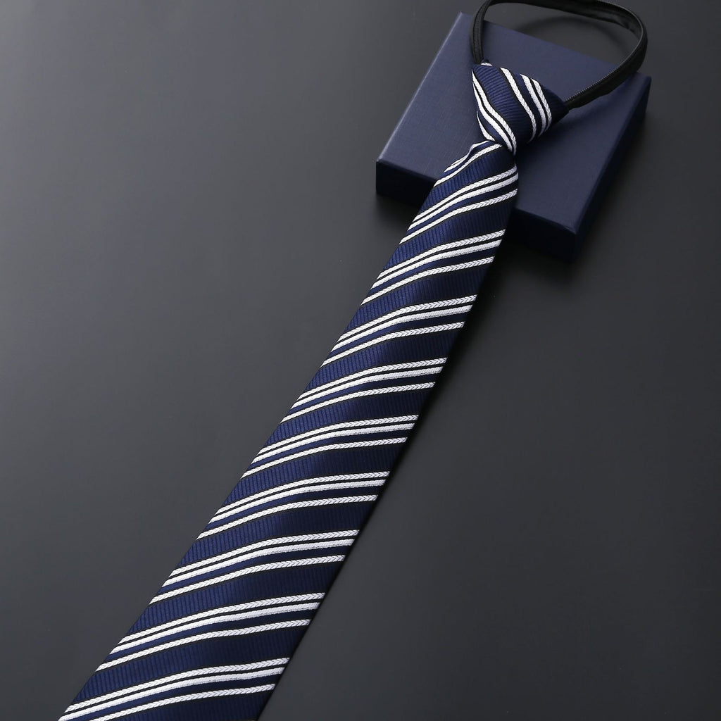 Men's Business Formal Zipper Tie
