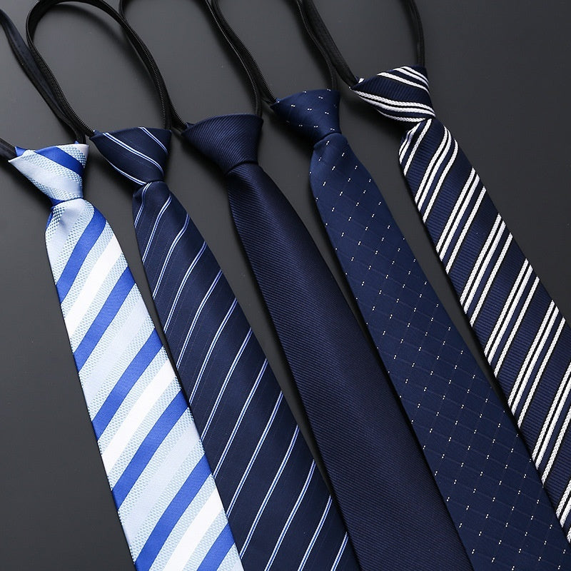 Men's Business Formal Zipper Tie