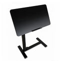 A Wheeled Adjustable Bedside Table, A Portable Dining Table With Adjustable Height And Inclination, Suitable For Dining, Working And Reading.
