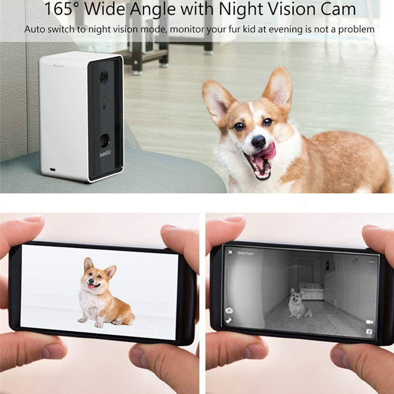 Smart Interactive Pet Feeder with Camera