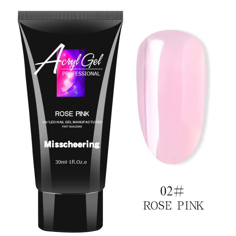 Painless Poly Nail Extension Crystal Gel – 9 Colors