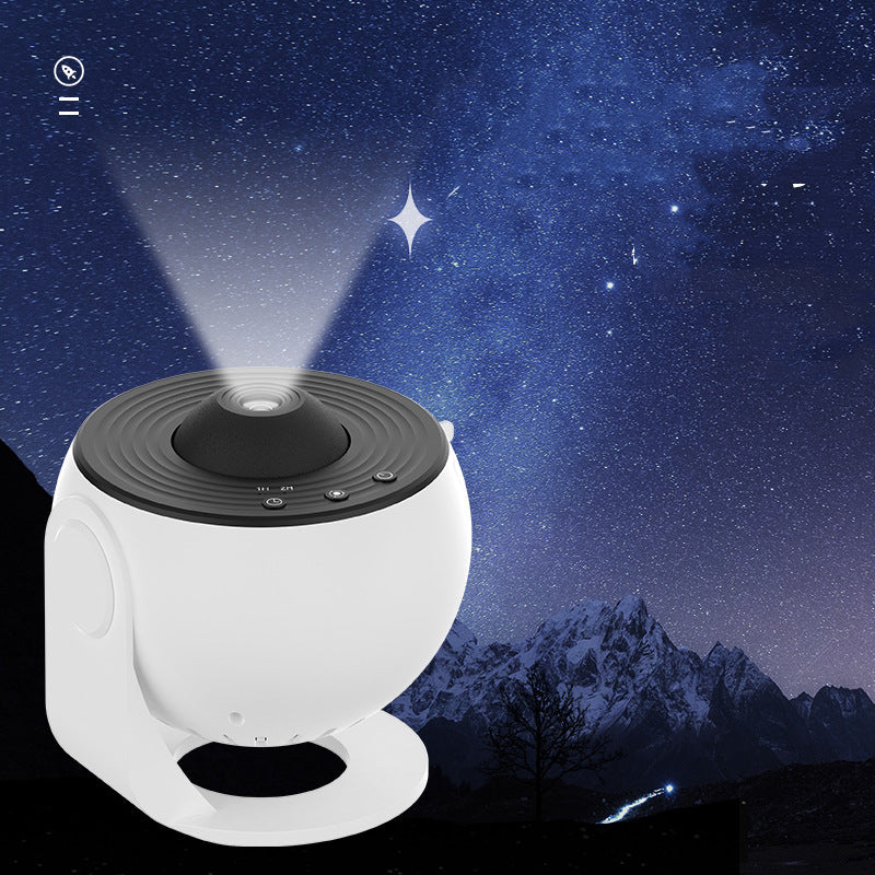 360° Rotating Galaxy Projector – Starry Sky Night Light for Bedroom & Events