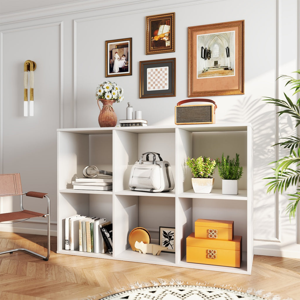 Cube Storage Organizer - Open Cube Bookshelf With Removable Back Panels, Display Storage Bookcase For Living Room, Bedroom, Entrance Hall