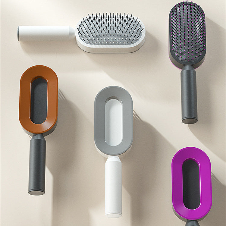 Self-Cleaning Airbag Scalp Massage Hairbrush