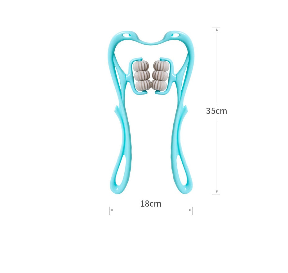 6-Wheel Manual Neck Roller Massager