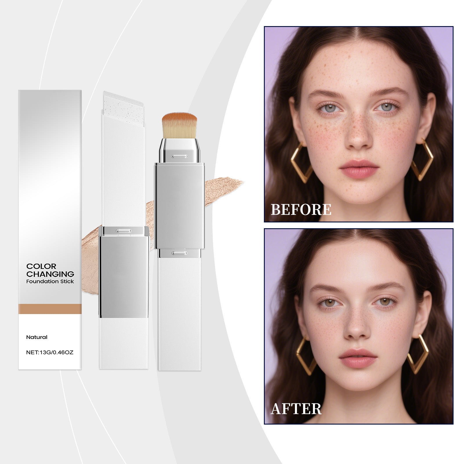 2-in-1 Color-Changing Foundation Stick