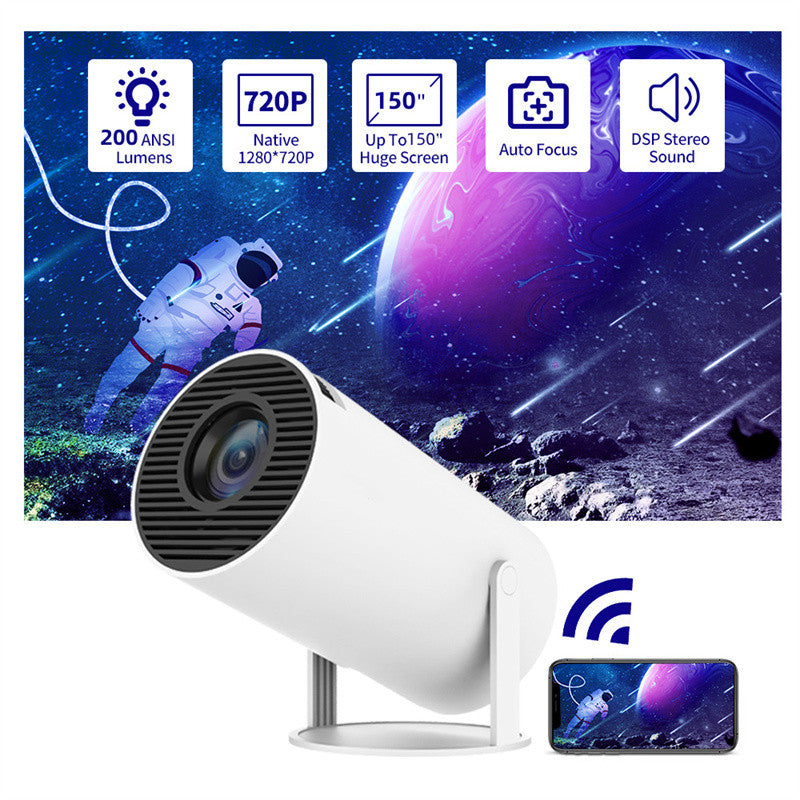 Portable Auto-Focus Home Video Projector