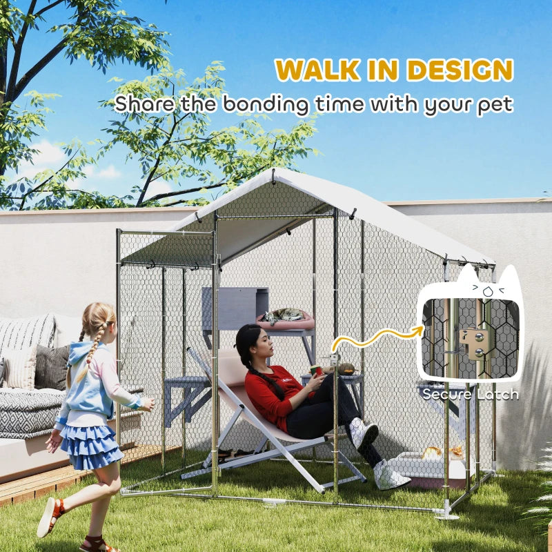 Catio Outdoor Cat Enclosure With Waterproof Cover,Multiple Packages Will Be Shipped,Please Pay Attention To The Dimensions In The Details.