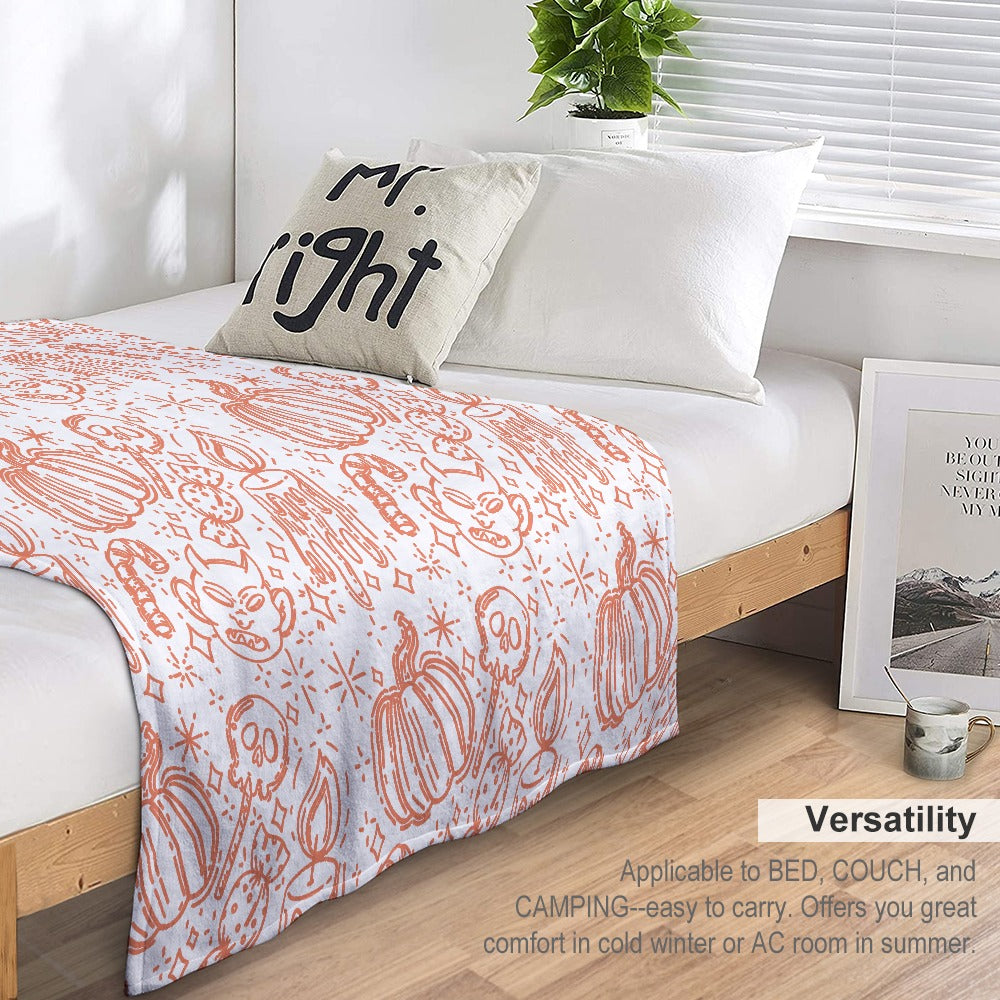 Ultra-Soft Flannel Blanket Multiple Sizes