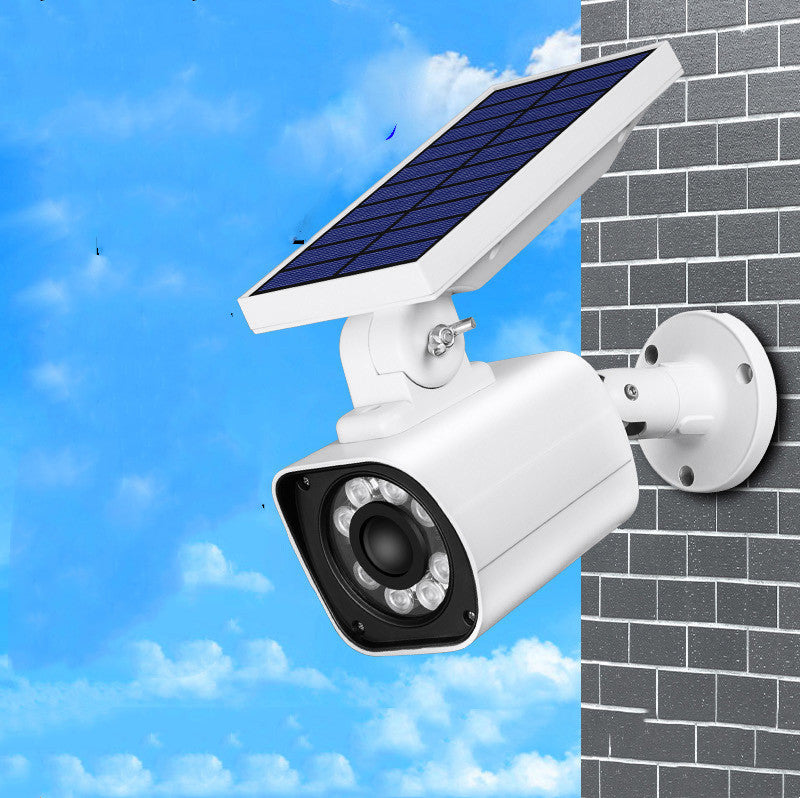 Solar-Powered Outdoor Security Spotlight Camera