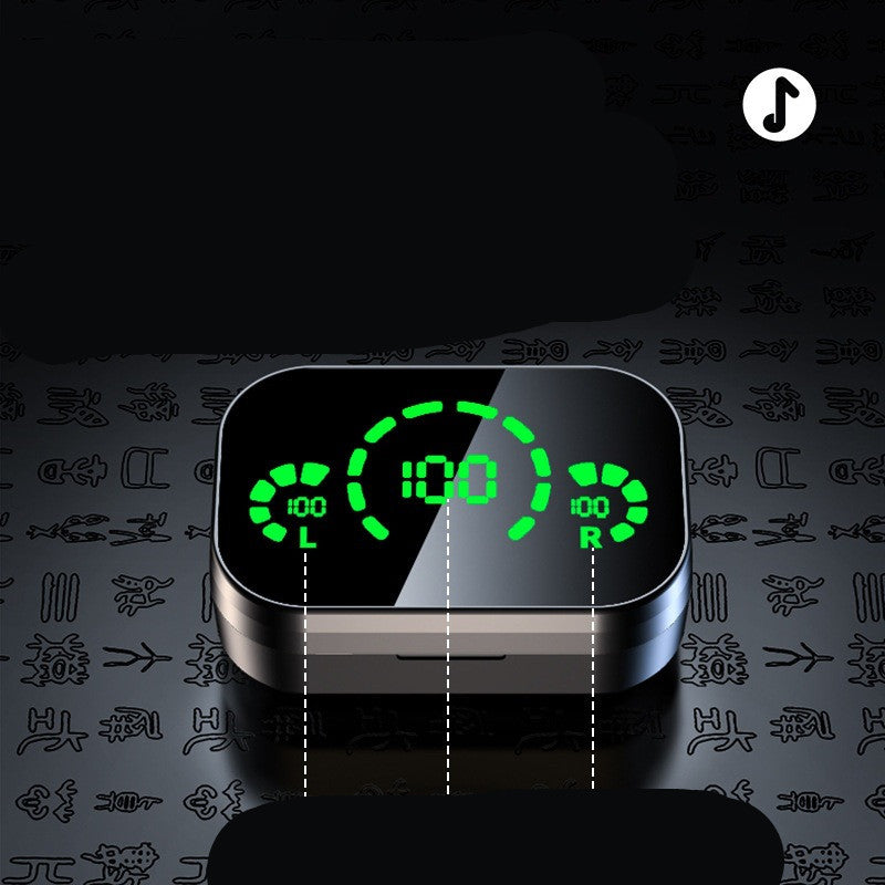 TWS Wireless Earbuds with LED Digital Display & Breathing Light