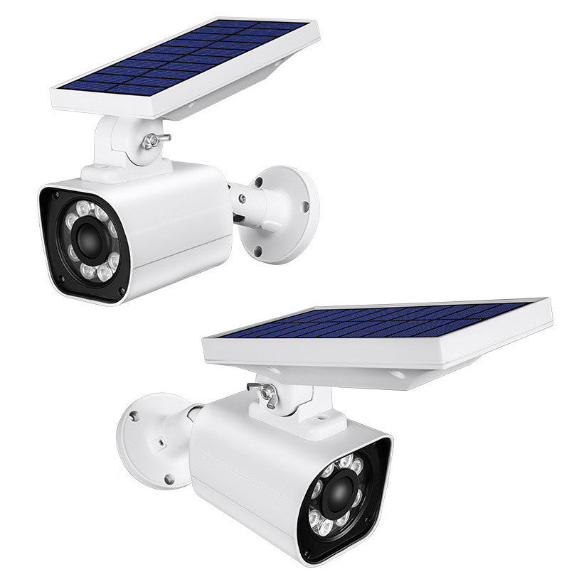 Solar-Powered Outdoor Security Spotlight Camera