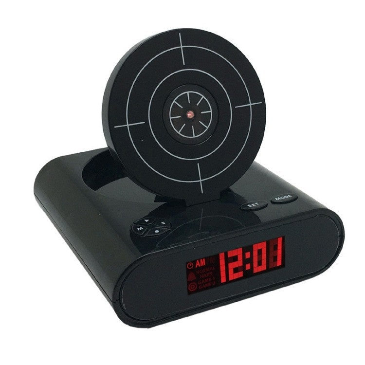 Laser Gun Alarm Clock – Fun Digital Desk Clock for Kids