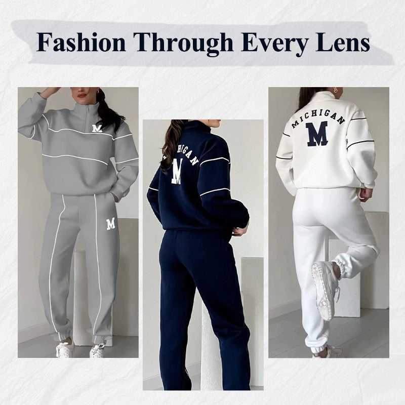 Women's 2-Piece Sweatshirt & Sweatpants Lounge Set