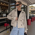 Designer Lapel Fashionable Versatile Outerwear