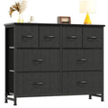 A Spacious Storage Rack With 8 Fabric Drawers Suitable For A Cloakroom, A TV Cabinet With A Wooden Tabletop And Frame