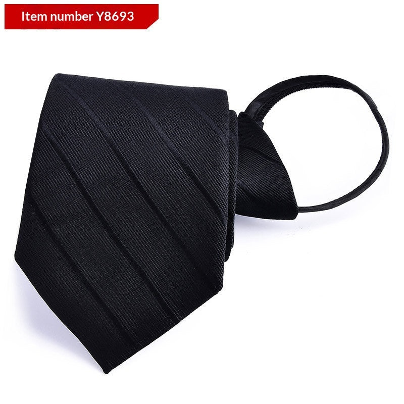 Men's Business Formal Zipper Tie